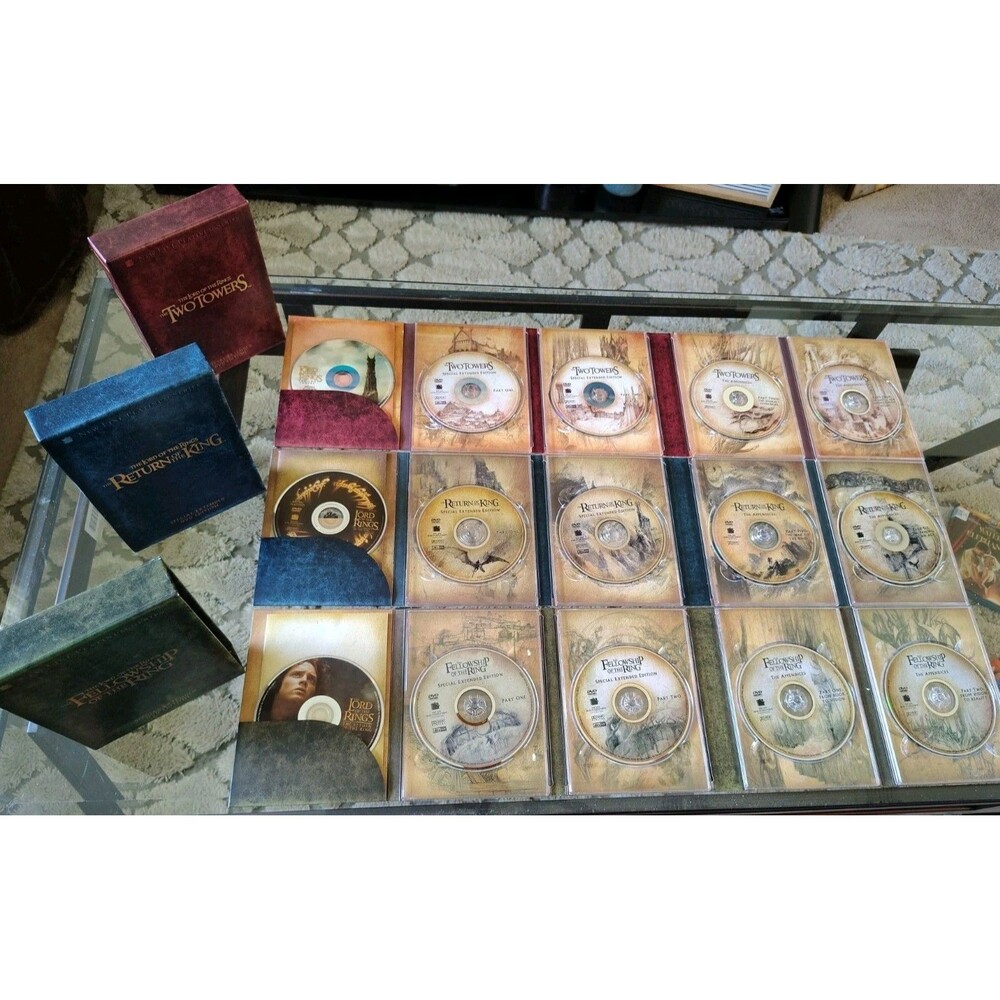 The Lord of the Rings Trilogy Special Extended Edition DVD 12-Disc Box Set
